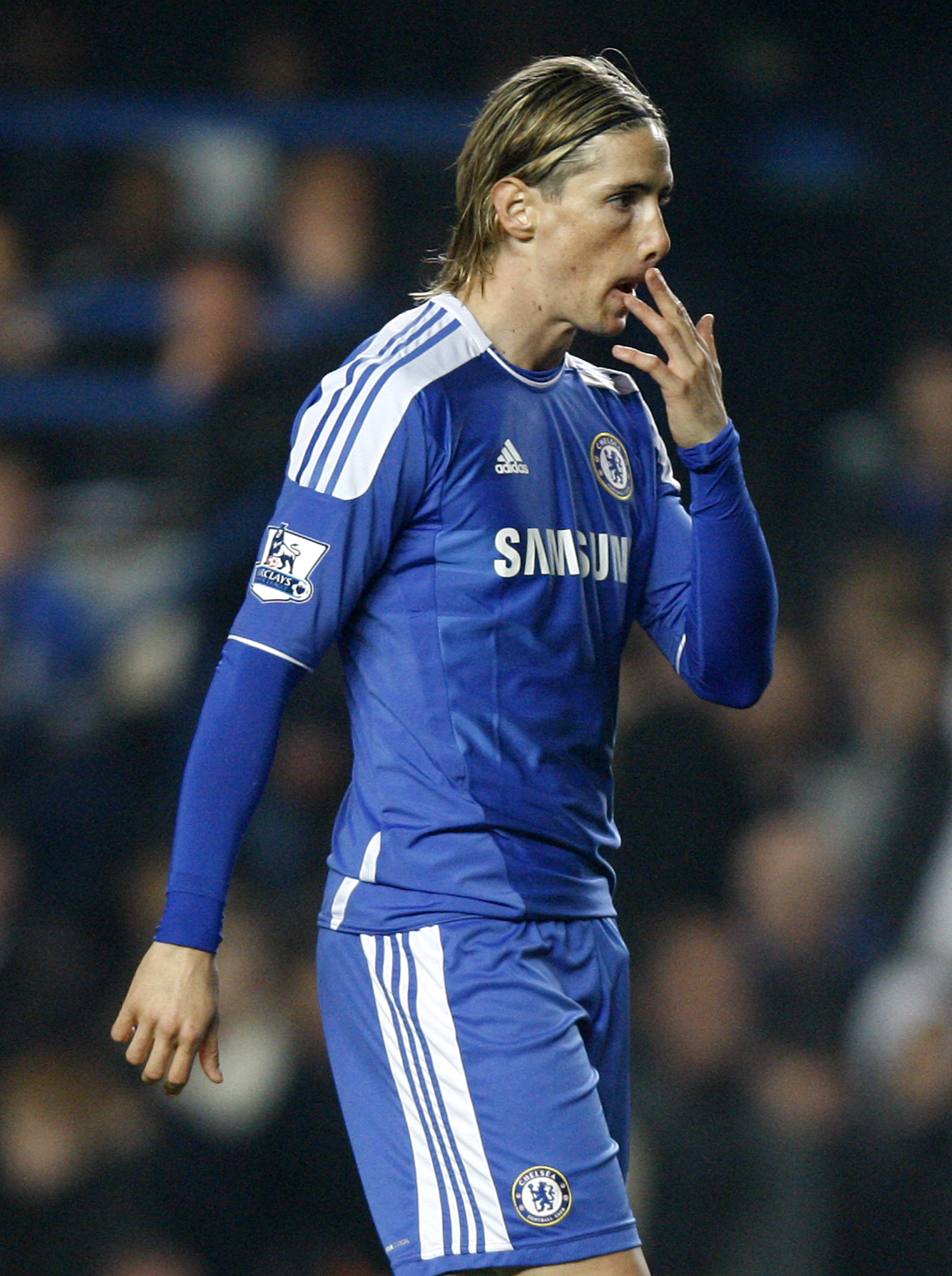 Fernando Torres var bänkad när hans gamla klubb kom på besök. Han byttes in i den 84:e minuten.