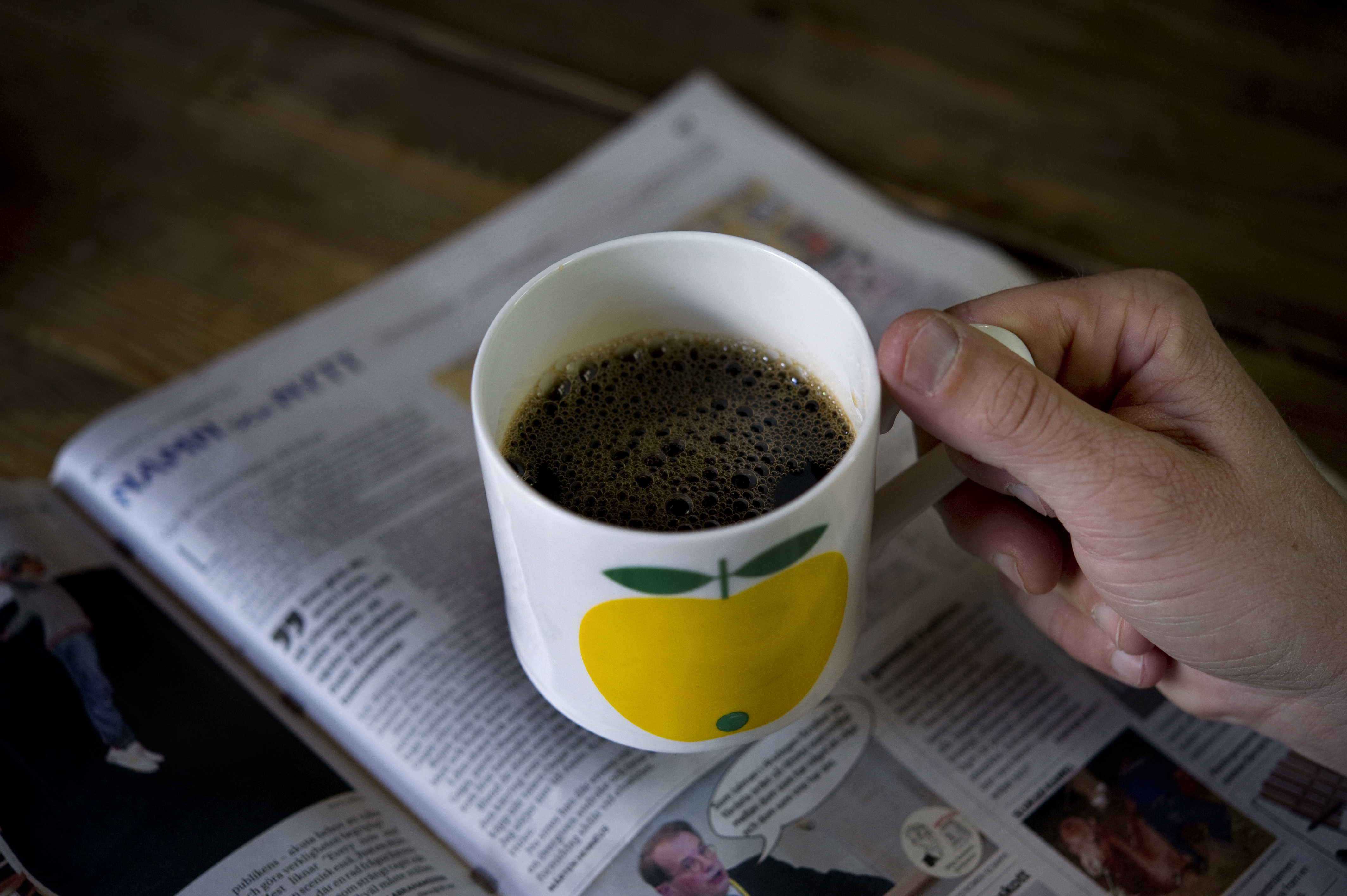 En kopp nybryggt kaffe vore inte fel att få hemlevererad dagen efter att man fått hem alkoholen från systemet.