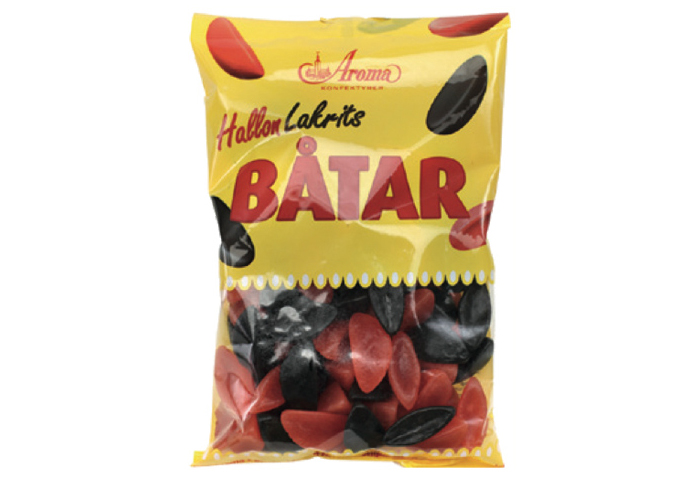 Hallon/lakritsbåt Hallon/lakritsbåt