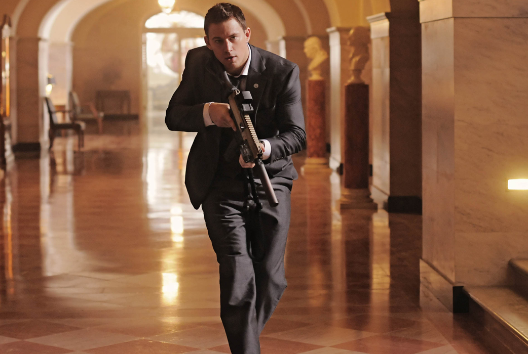 Den 28 juni är det premiär för mastodontaction i form av White House Down, signerad Independence Day-regissören Roland Emmerich. I rollerna ser vi bland annat Channing Tatum och Maggie Gyllenhaal. Den 28 juni är det premiär för mastodontaction i form av White House Down, signerad Independence Day-regissören Roland Emmerich. I rollerna ser vi bland annat Channing Tatum och Maggie Gyllenhaal.