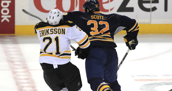 Loui Eriksson, John Scott, Buffalo Sabres, Boston Bruins