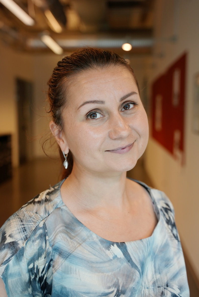 Hanna Karasevych är en av de ukrainska lärare på flykt som nu läser en ny introduktionskurs på Malmö universitet.