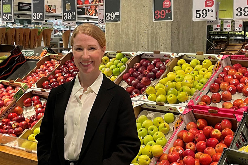 Jenny Pedersén på Hemköp.