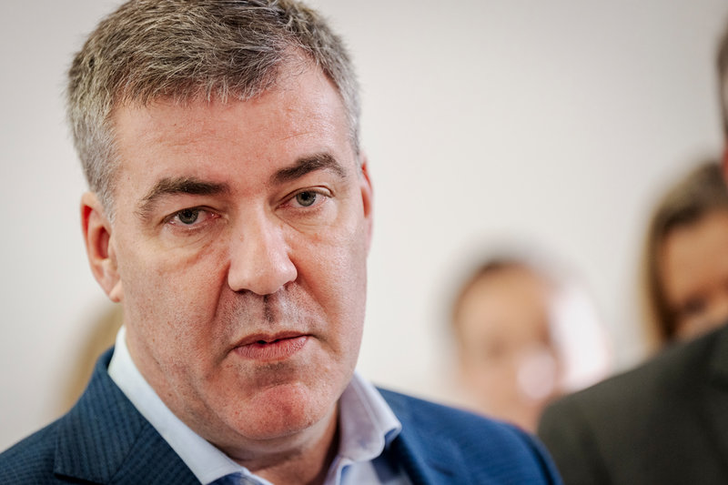 Danmarks klimat- och energiminister Lars Aagaard har lett förhandlingar om EU:s klimatmål till 2040. Arkivfoto.