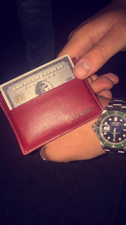 Amex och klocka. Amex och klocka.
