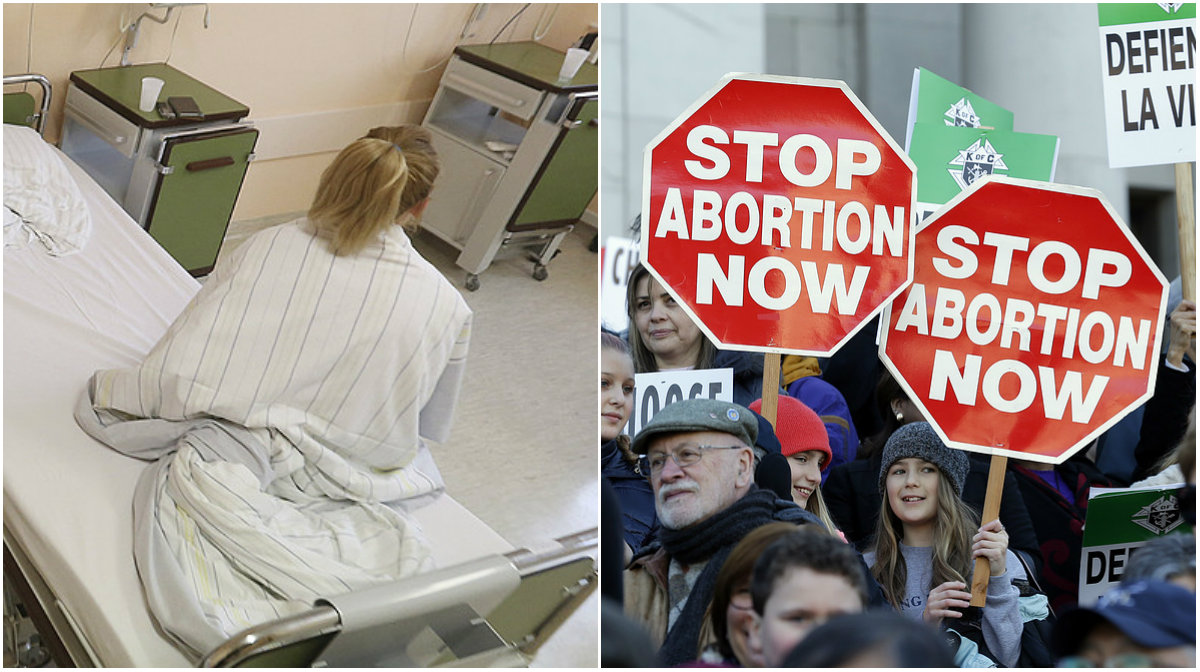 Sverige, Abort, historia, USA