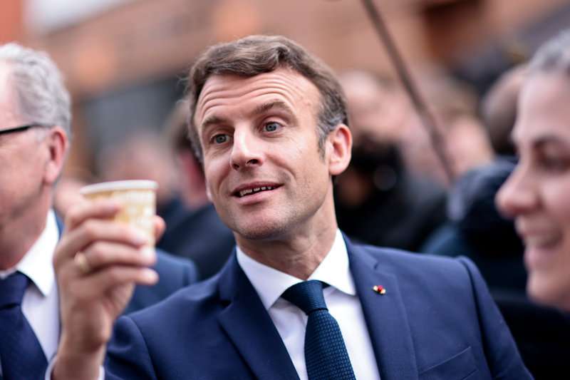 Frankrikes president Emmanuel Macron. Arkivbild.