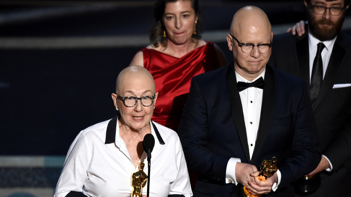 Julia Reichert och hennes partner och medarbetare Steven Bognar fick ta emot en Oscar för dokumentären 'American factory'. Arkivbild.