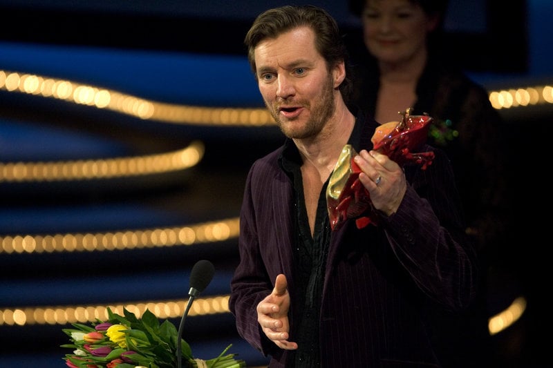 Magnus Krepper när han vann pris för bästa manliga biroll på Guldbaggegalan. Foto Björn Larsson Rosvall/TT Magnus Krepper när han vann pris för bästa manliga biroll på Guldbaggegalan. Foto Björn Larsson Rosvall/TT