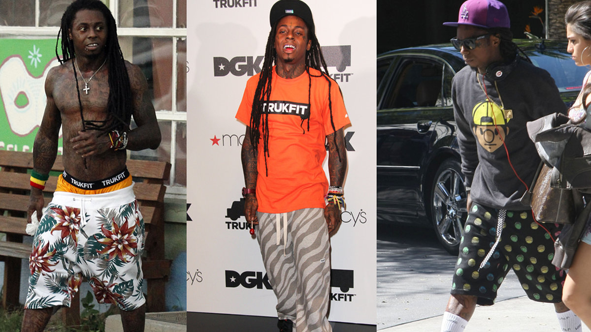 Lil Waynes klädstil är minst sagt eklektisk. Absurd. Färgsprakande. Och vansinnigt smaklös. 