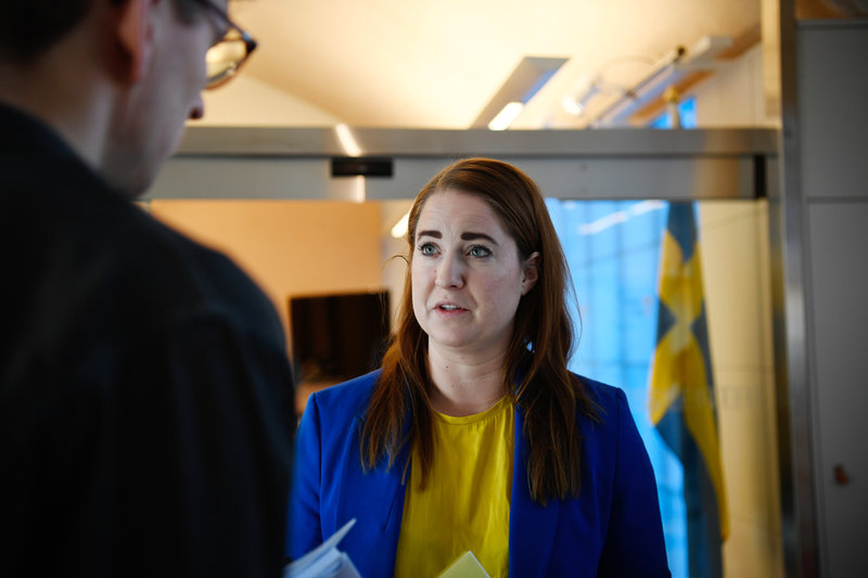 Centerpartiets EU-parlamentariker Emma Wiesner. Arkivbild. 