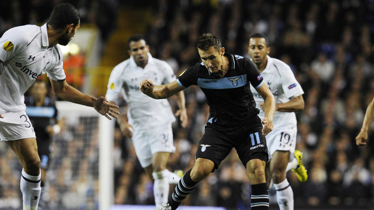Lazio spelade lika mot Tottenham i Europa league i förra veckan.