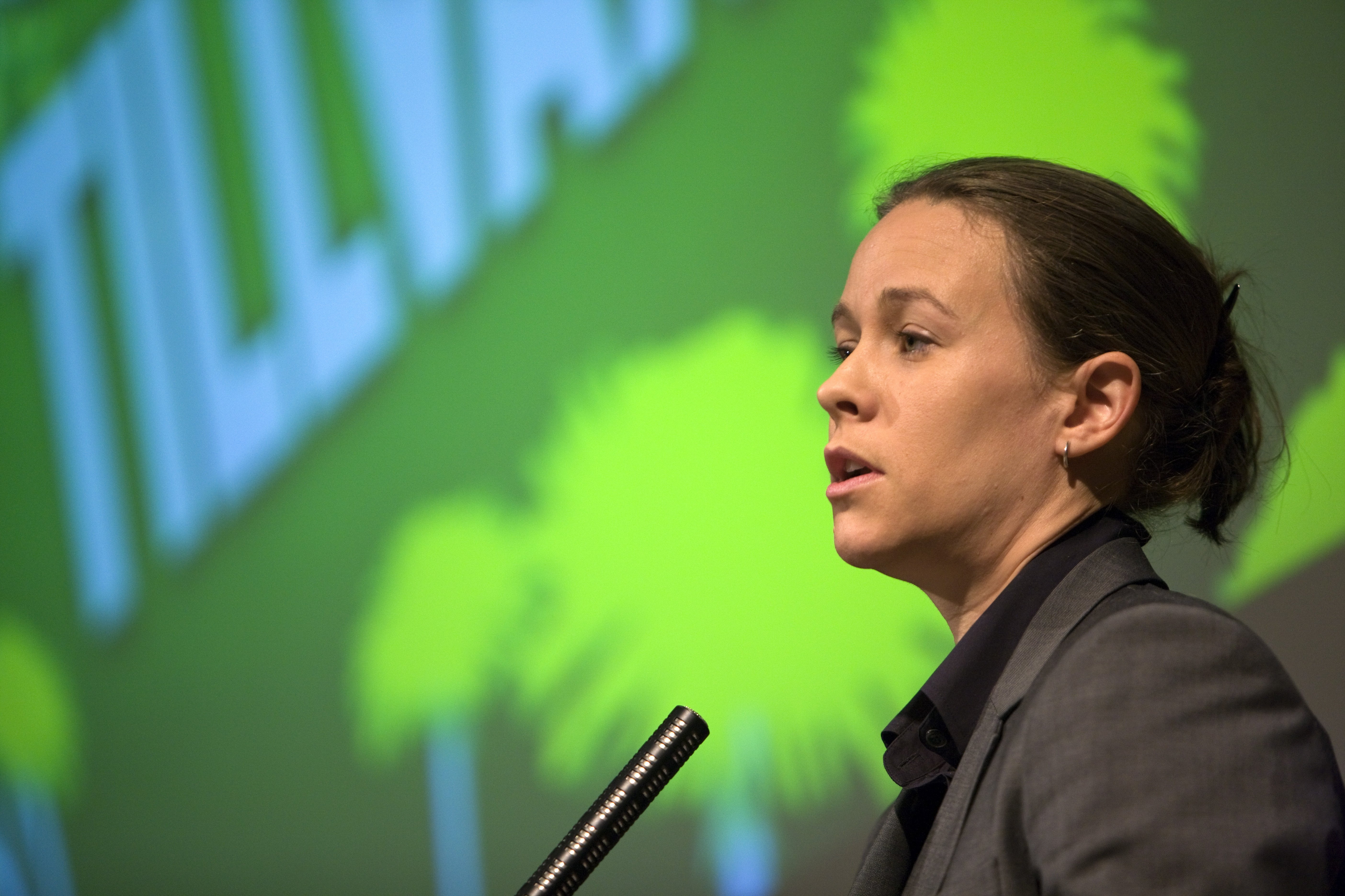 Miljöpartiets språkrör Maria Wetterstrand - miljömäktigast i Sverige.