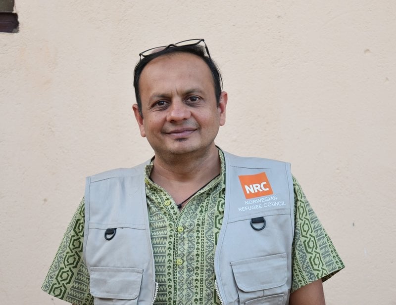 Shashwat Saraf, chef på norska Flyktinghjelpen i Sudan. Pressbild.