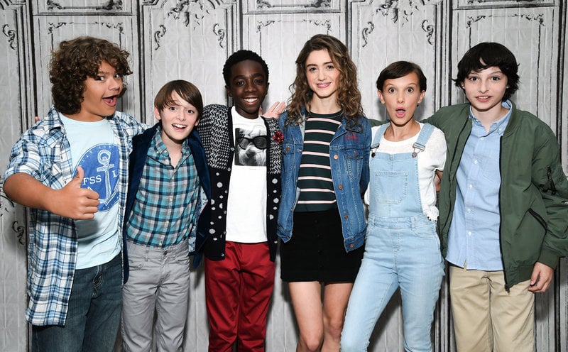 Gaten Matarazzo, Noah Schnapp, Caleb McLaughlin, Natalia Dyer, Millie Bobby Brown och Finn Wolfhard var alla i tidiga tonåren när "Stranger things" började spelas in 2015.