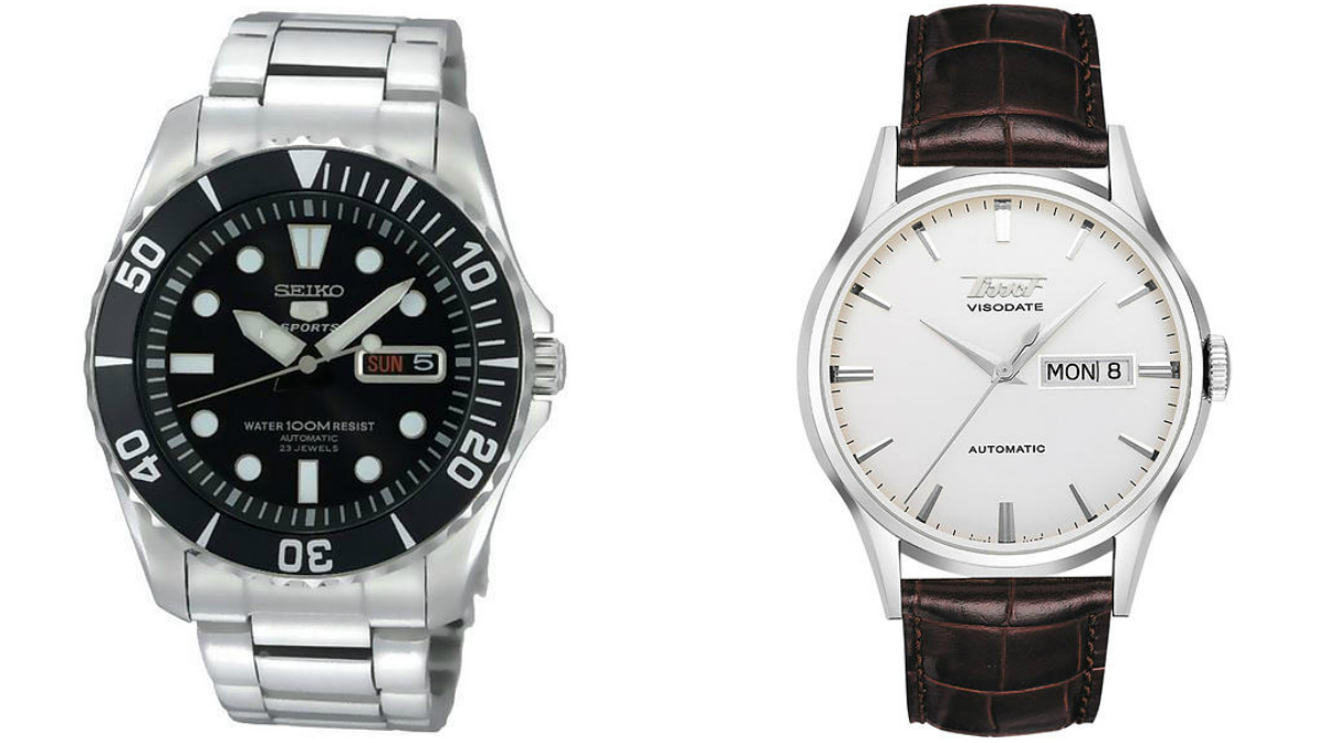 Klocka från Seiko och Tissot Klocka från Seiko och Tissot