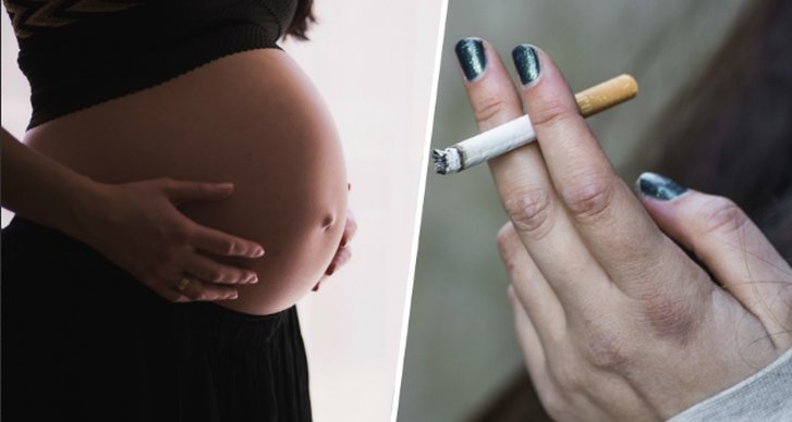 Graviditet, Rökning