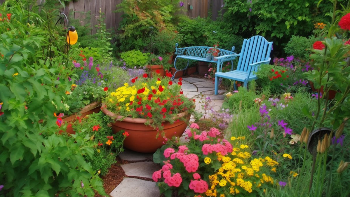 Små trädgårdar kan ändå erbjuda stora känslor.
