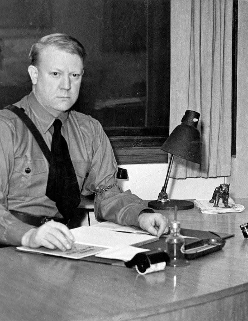 Vidkun Quisling dömdes för landsförräderi och avrättades hösten 1945. Arkivbild.