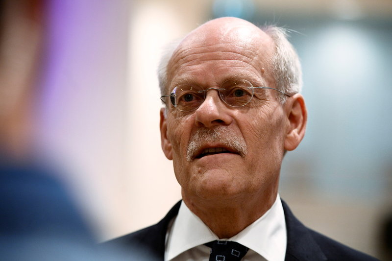 Riksbankschef Stefan Ingves, som avgår efter 17 år på posten vid årsskiftet, får beröm som en innovativ riksbankschef av ekonomipristagaren Ben Bernanke. Arkivbild