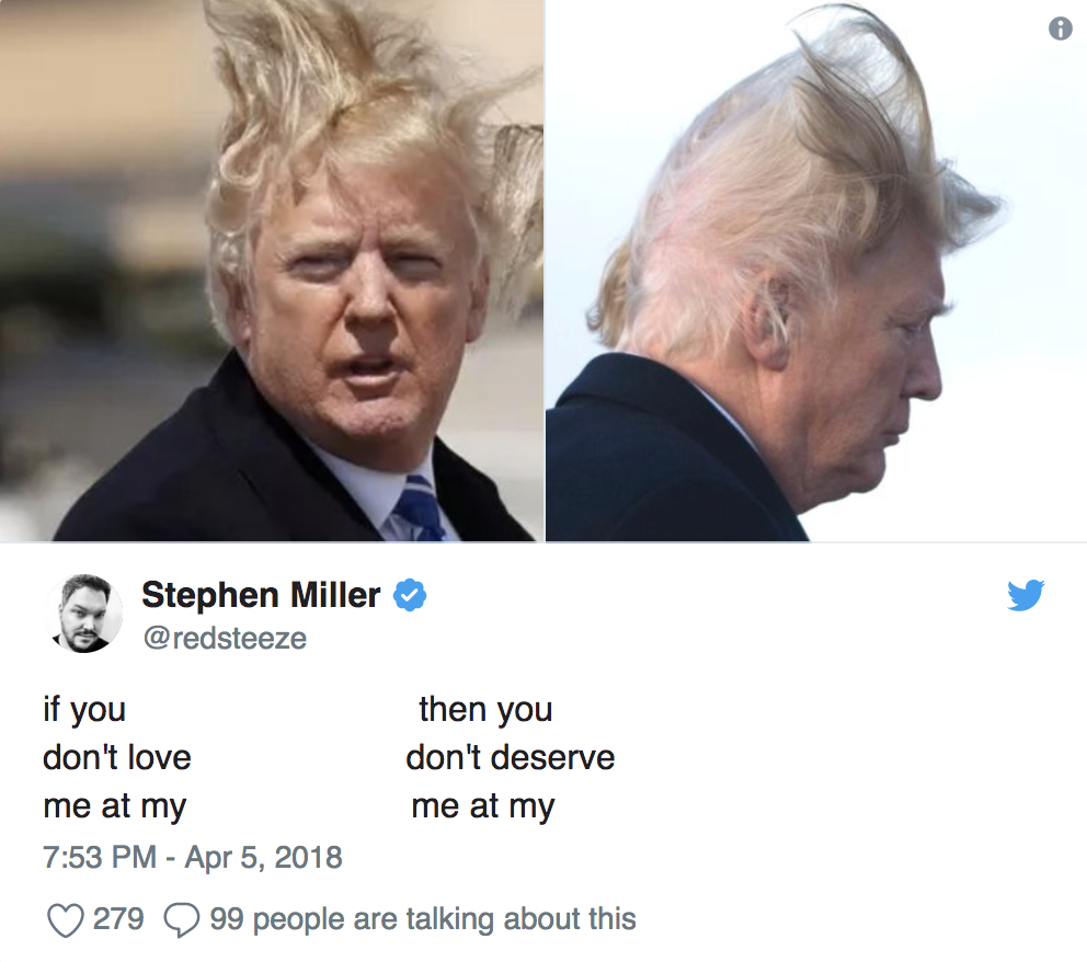 Trump hånas på Twitter Trump hånas på Twitter