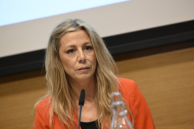Linda Lindberg, socialpolitisk talesperson för Sverigedemokraterna. Arkivbild.