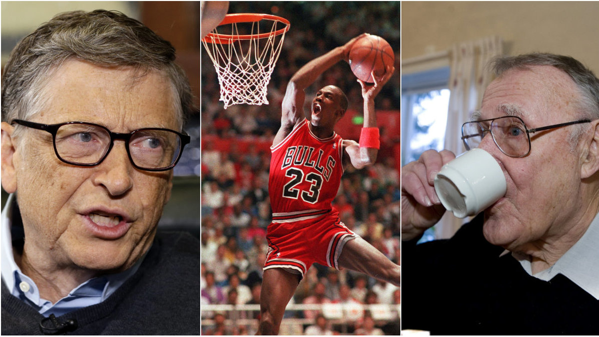 Bill Gates, Michael Jordan och Ingvar Kamprad är bland världens rikaste personer.