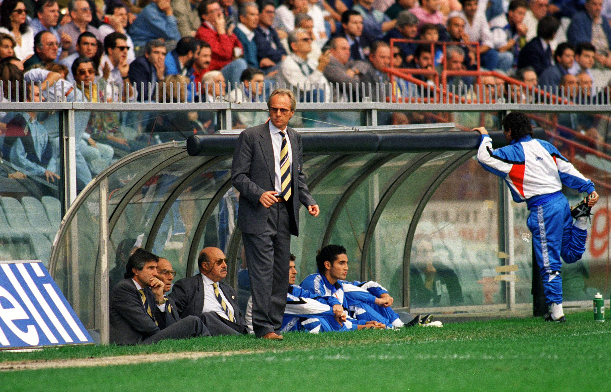 Seedorf hade "Svennis" som tränare när han spelade i Sampdoria 1995-1996.