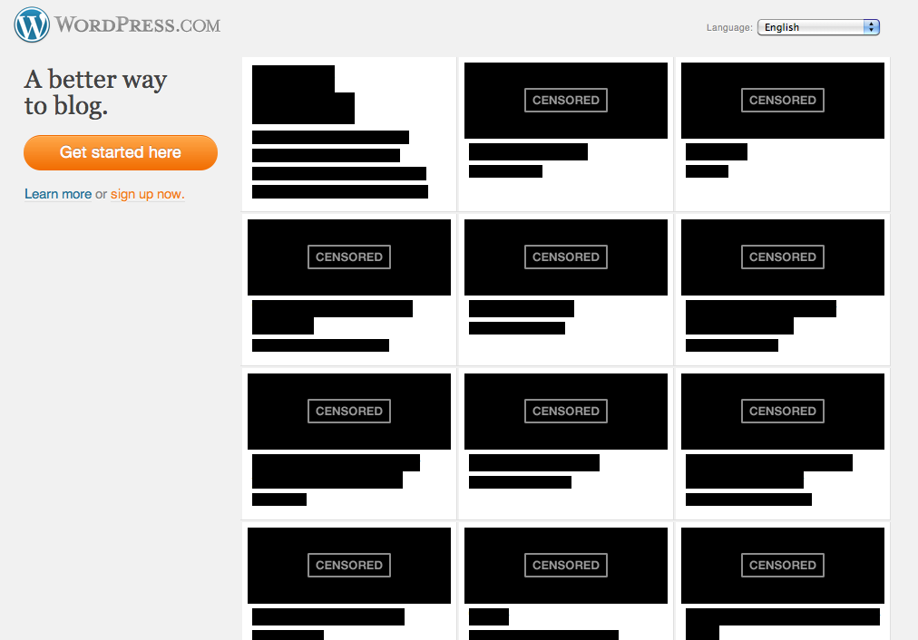 Bloggportalen Wordpress är också bland de som visar sitt missnöje mot SOPA och PIPA. Bloggportalen Wordpress är också bland de som visar sitt missnöje mot SOPA och PIPA.