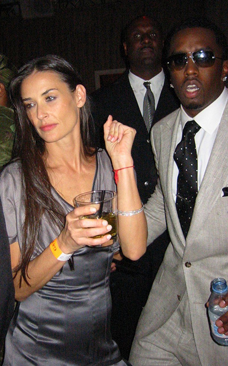 Demi Moore och P Diddy Demi Moore och P Diddy