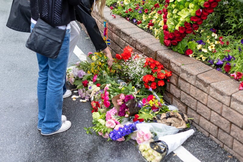 En minnesplats upprättades på Gröna Lund efter dödsolyckan. Arkivbild.