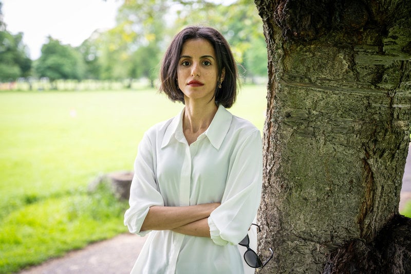 Den saudiska kvinnorättsaktivisten Fawzia al-Otaibi på en bild tagen i maj 2024. 