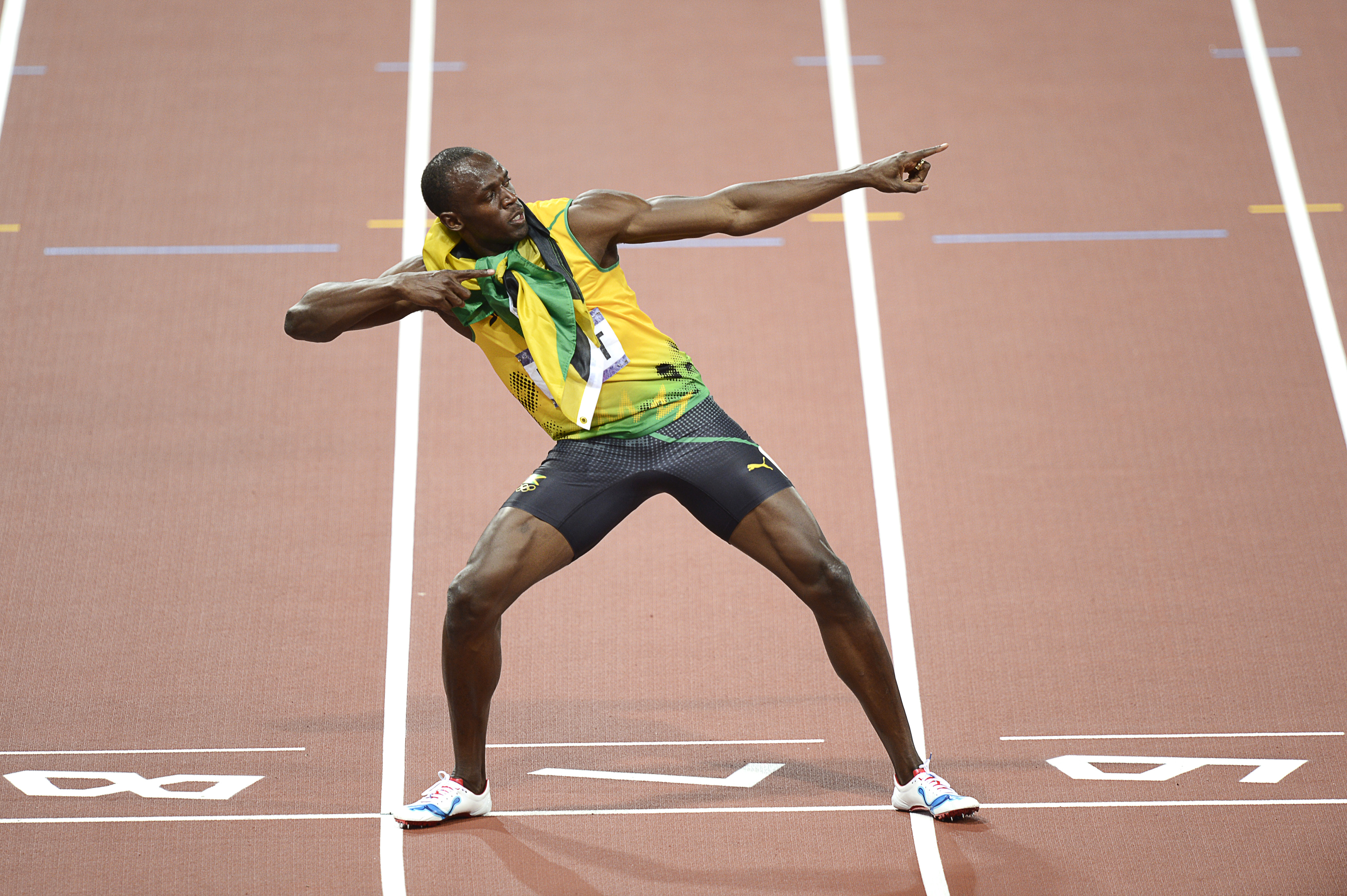London, Usain Bolt, Olympiska spelen, Yohan Blake, Jamaica