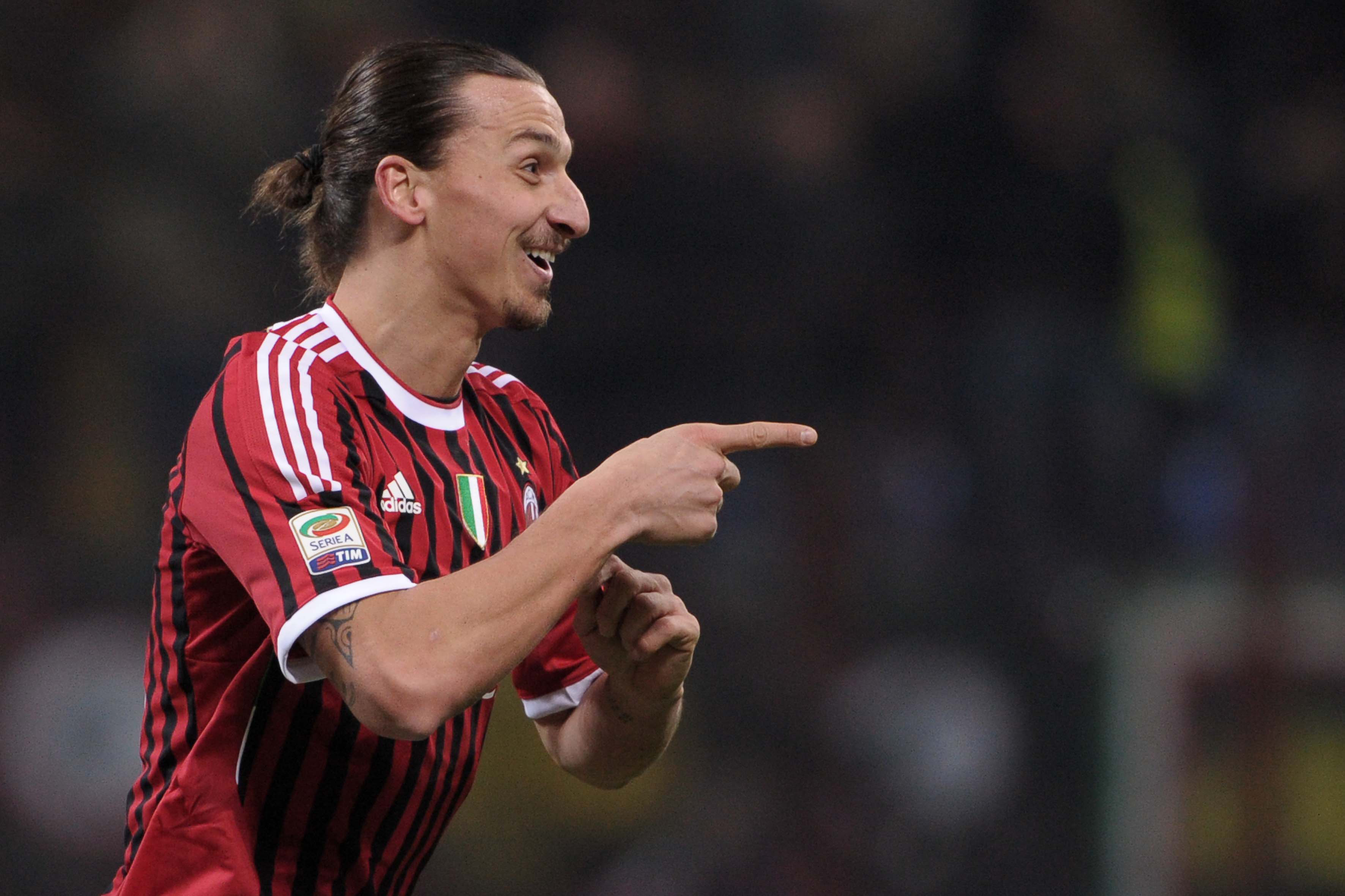 Zlatan jublar - en ovanlig företeelse mot i toppmöten. 