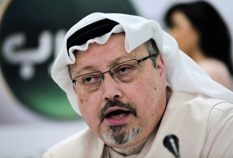Den saudiske journalisten Jamal Khashoggi 2014. Arkivbild.