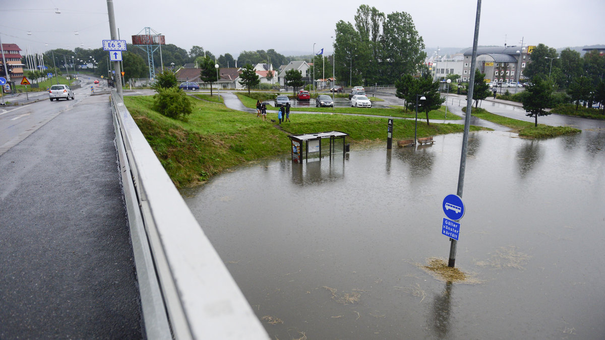 Göteborg regnade bort under lördagen.