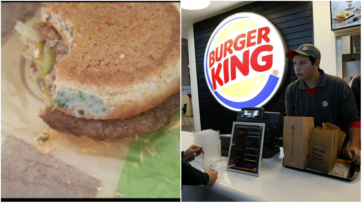 Burger King, Bröd, Mögel