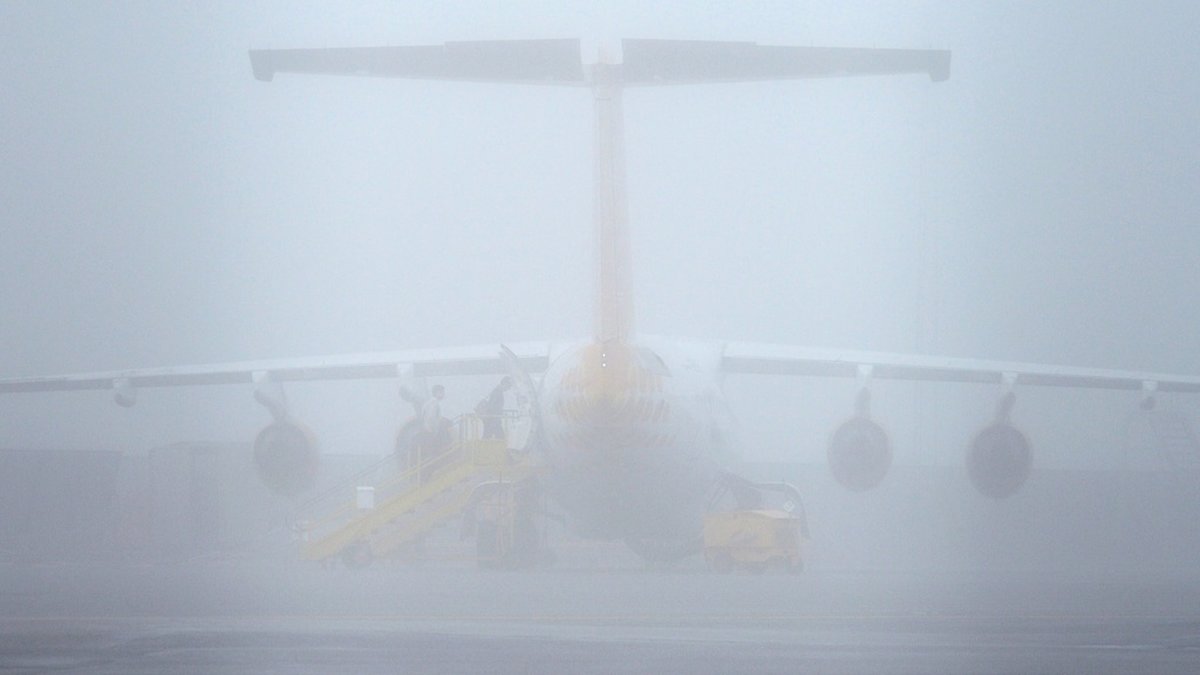 Kraftig dimma under morgonen leder till förseningar för flygen på Bromma och Arlanda. Arkivbild.