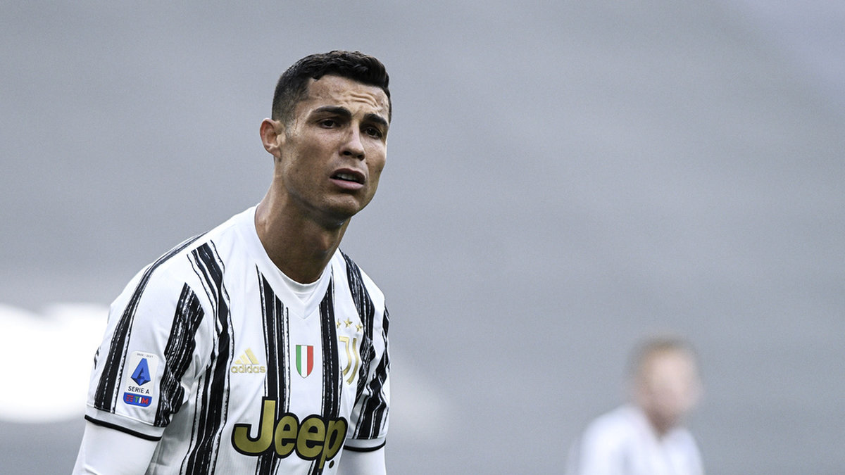 Cristiano Ronaldo när han spelade i Juventus 2021.
