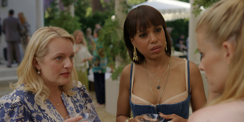 Elisabeth Moss, Kerry Washington och Kate Mara i "Imperfect women".
