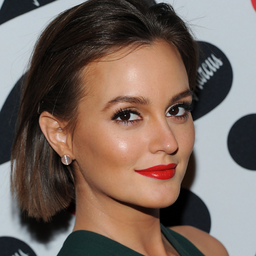 Leighton Meester med smink på röda mattan. Leighton Meester med smink på röda mattan.