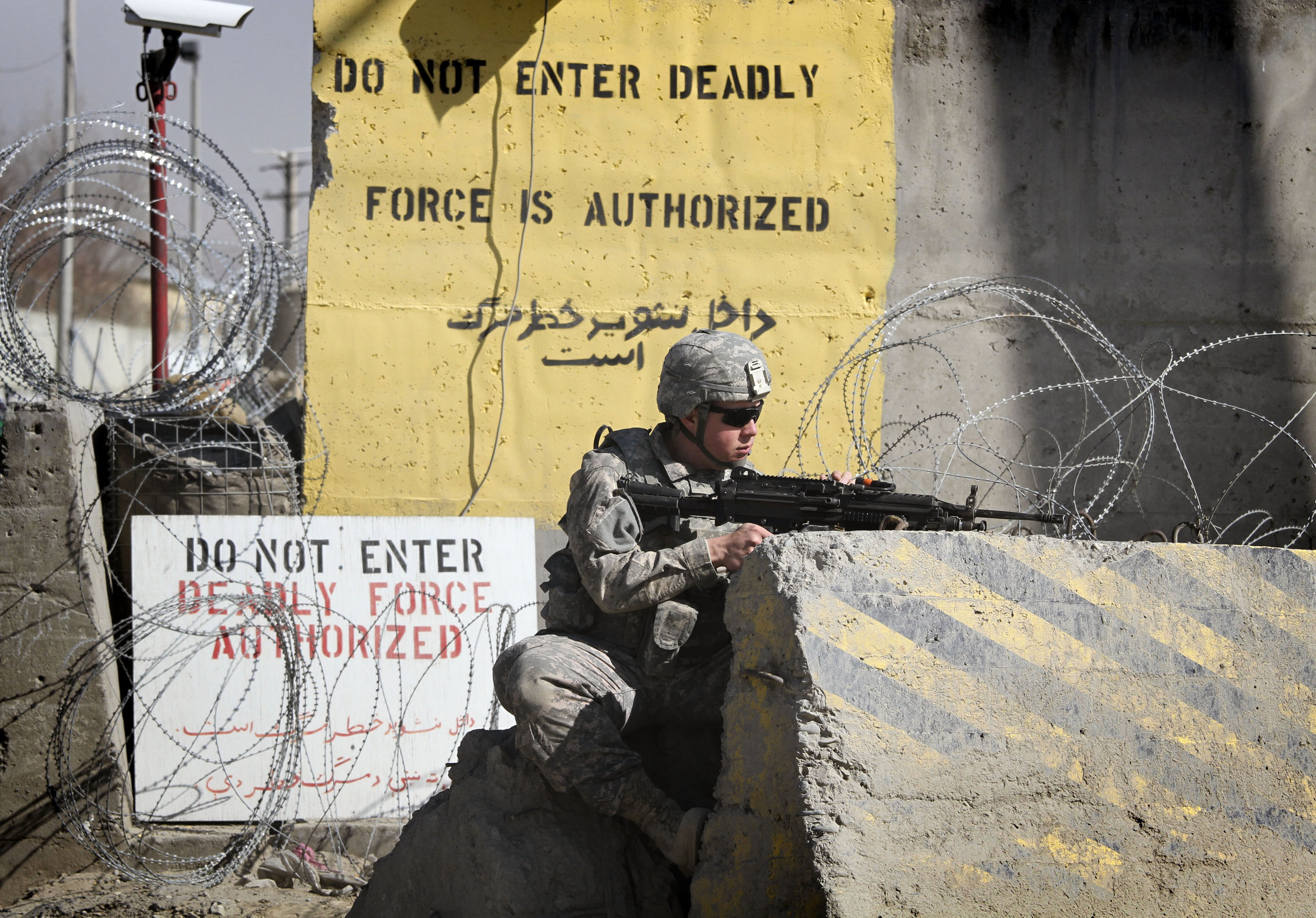 Soldat, nato, Krig, Afghanistan, Kabul