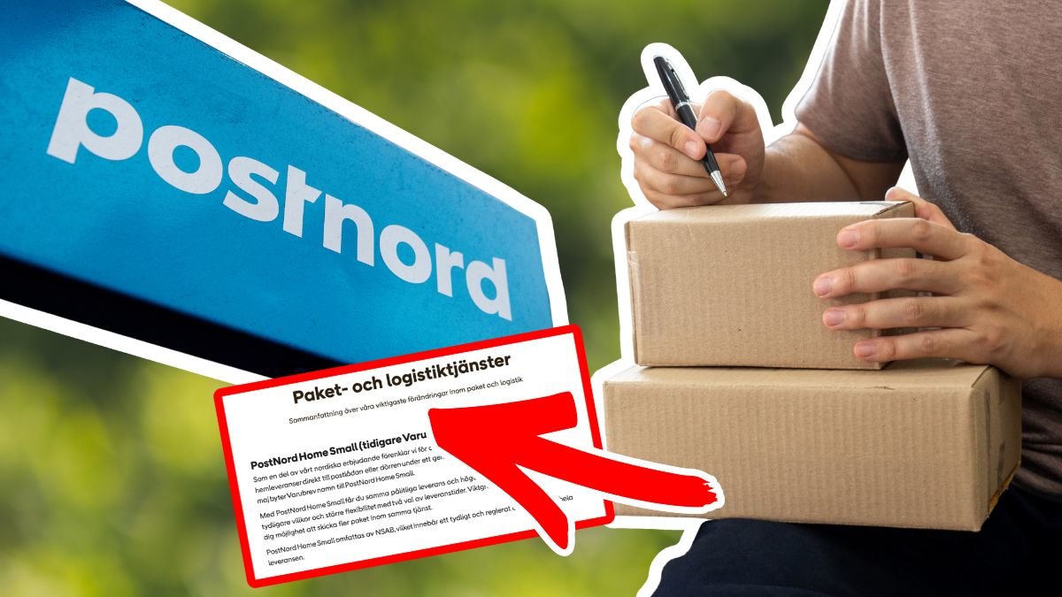 Postnord gör ett namnbyte 4 maj – här är tjänsten som ändras
