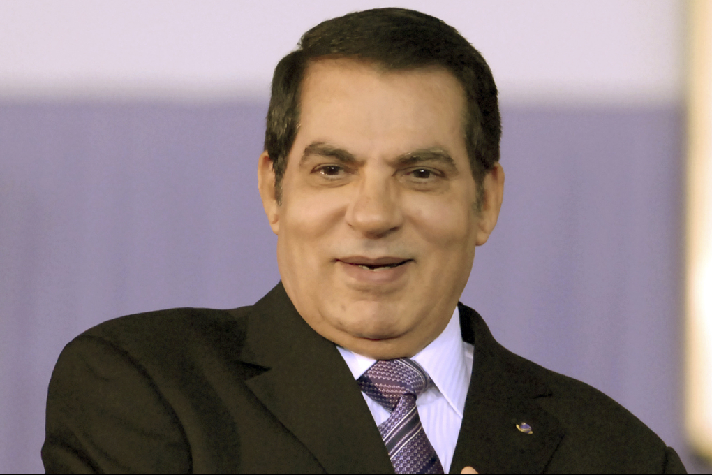 Zine El Abidine Ben Ali, president och diktator i Tunisien störtades den 14 januari 2011.