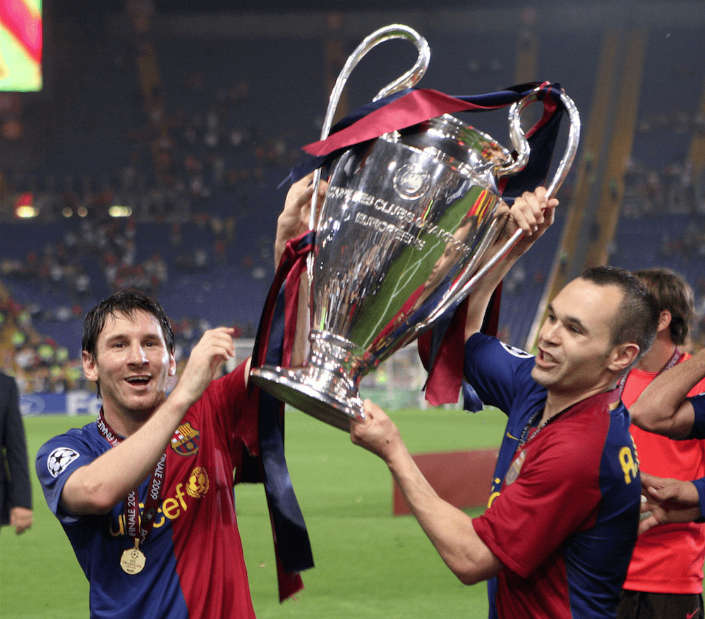 Tack vare Messi vann de Champions League. Tack vare Messi vann de Champions League.