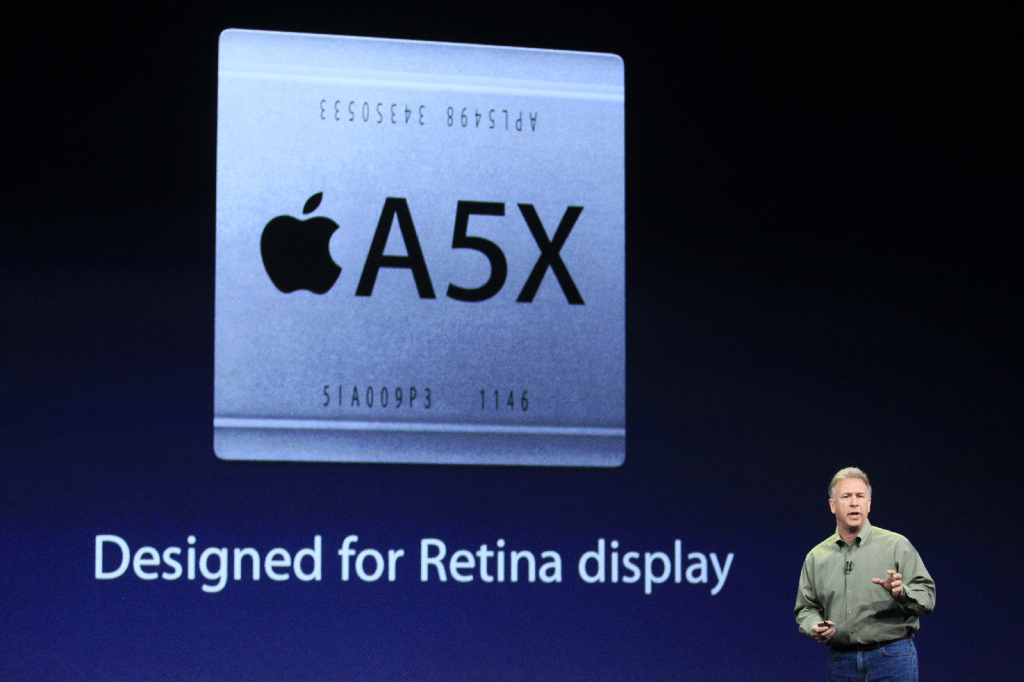 Apples Phil Schiller presenterade den nya produkten den 7 mars 2012- 