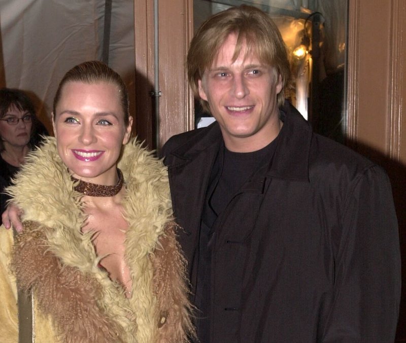 Regina Lund och Jonas Malmsjö på Guldbaggegalan 2001. Foto: Krister Larsson/TT