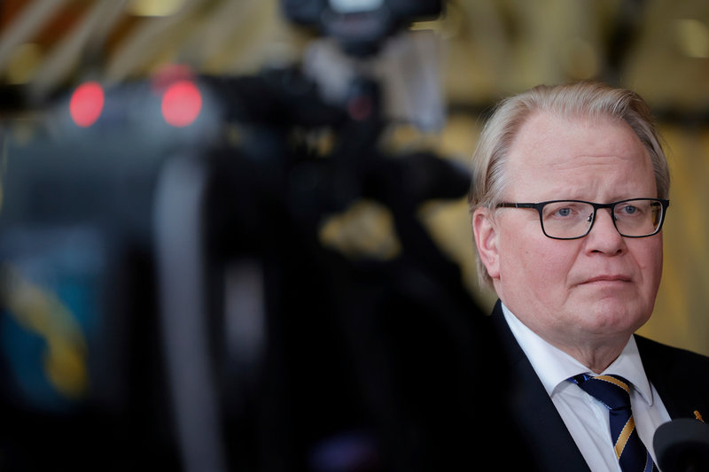 Försvarsminister Peter Hultqvist (S). Arkivbild.