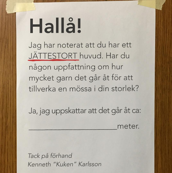 Lapp till grannar Lapp till grannar