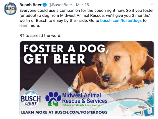 Erbjudande från Busch Beer Erbjudande från Busch Beer